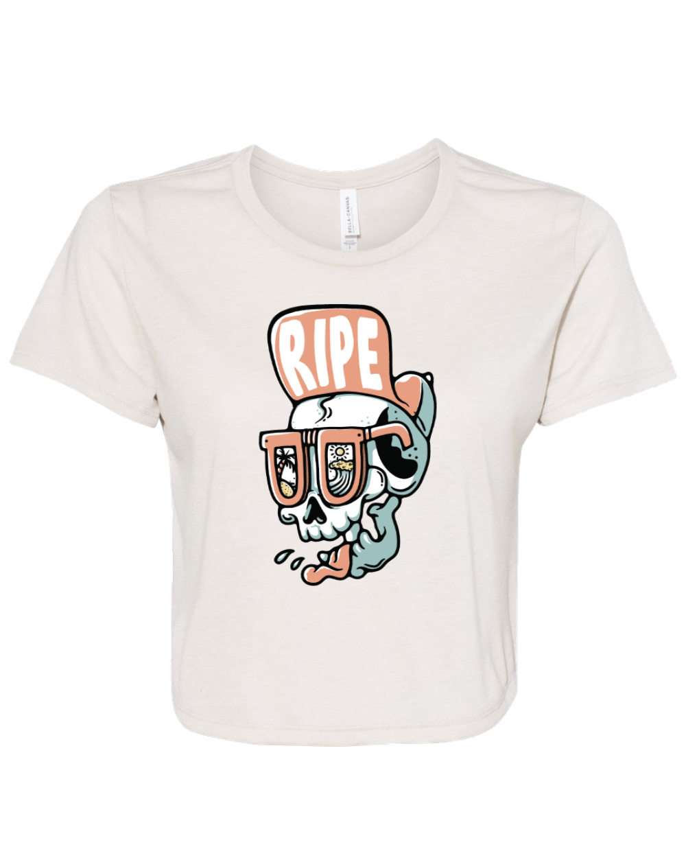 Women's Skull Crop Tee