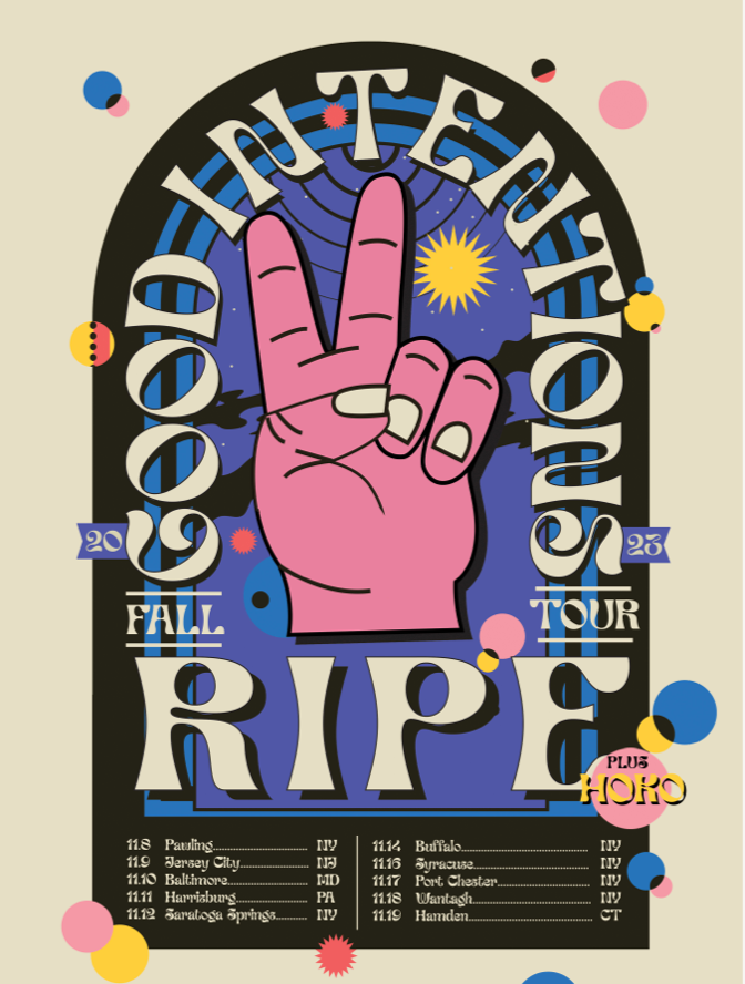 Good Intentions Tour Poster