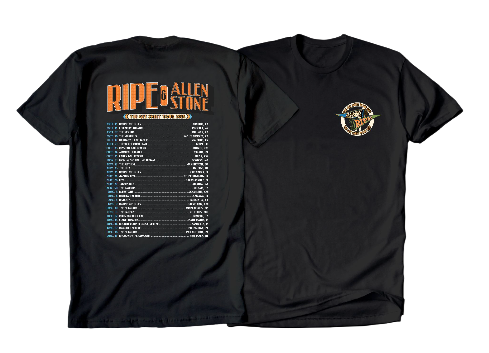 The Get Sweet Tour 2025 Tee