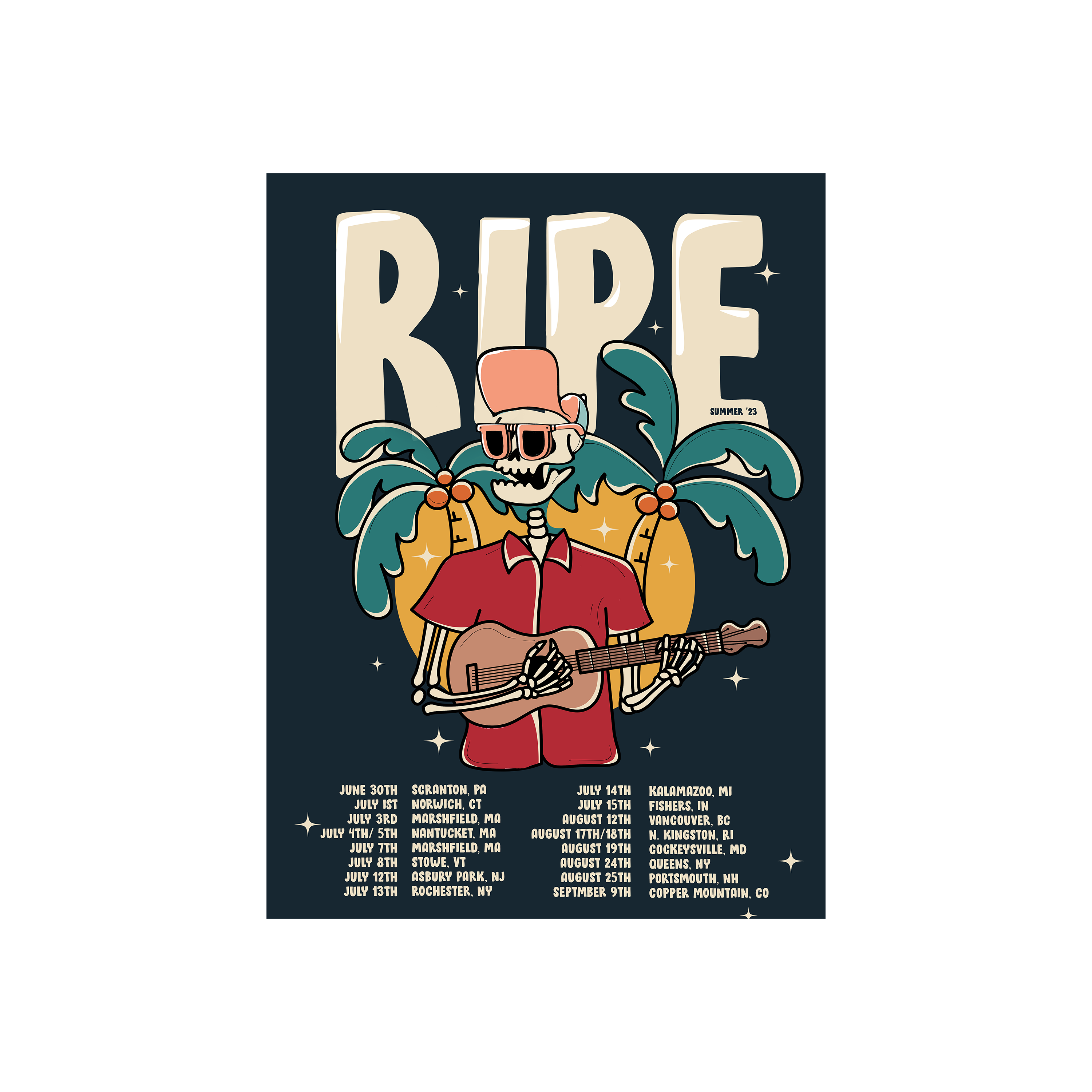 2023 Summer Tour Poster