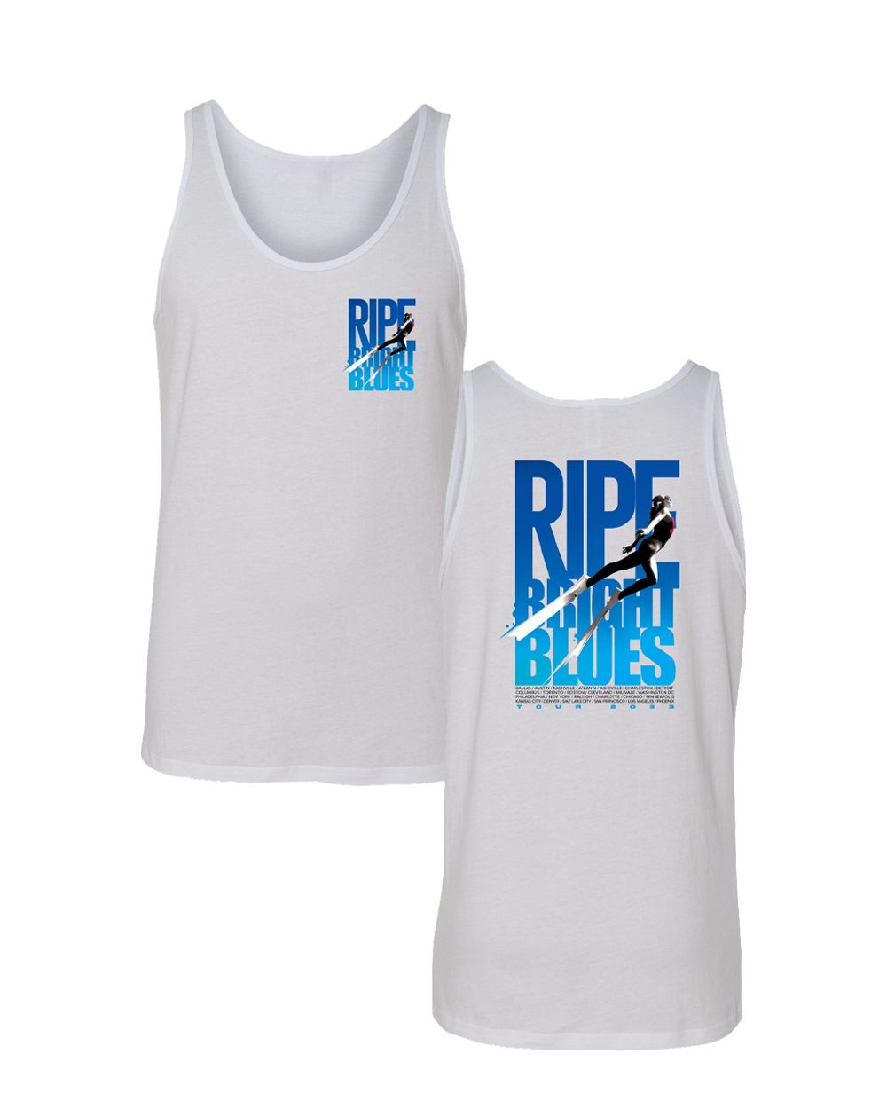Bright Blues Tour Men’s Tank