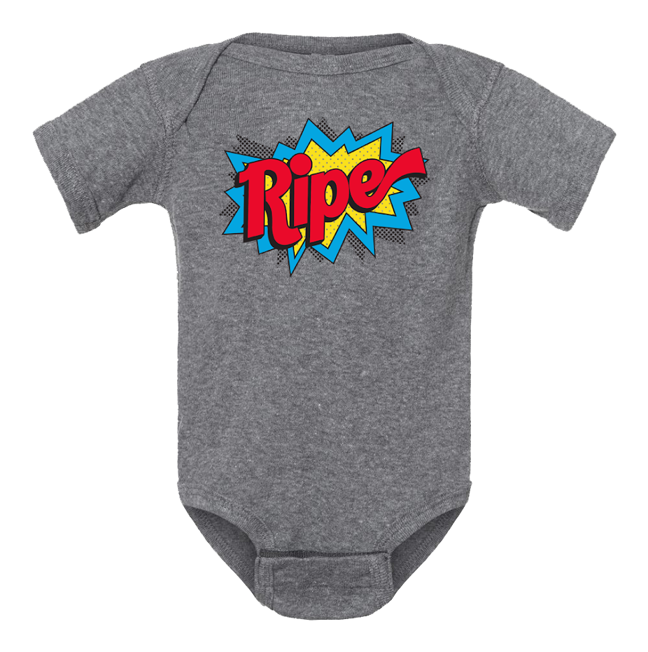 Superhero Onesie (Heather Gray)