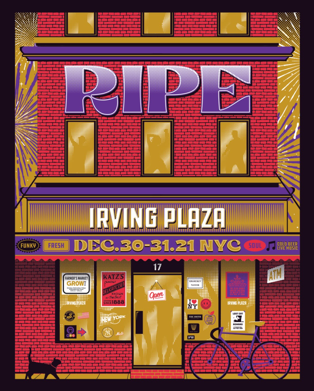 Ripe NYE Irving Plaza Poster