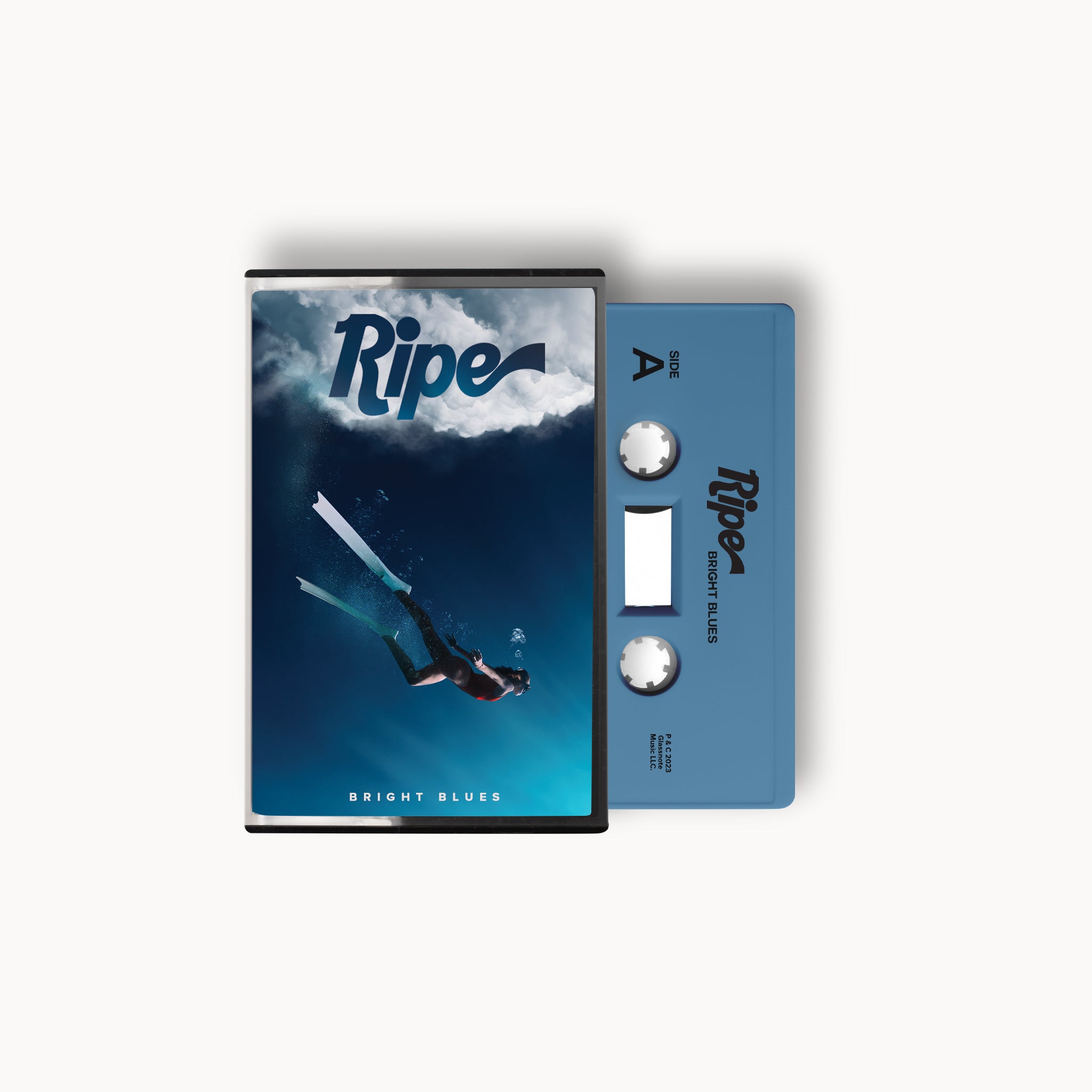 Bright Blues Cassette Tape